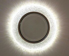 Светильник GX53 L160 Прозрачное стекло +LED подсветка