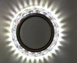 Светильник GX53 L180 Прозрачное стекло +LED подсветка